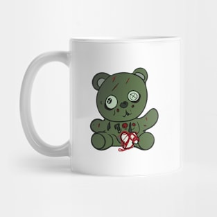 Creepy Cute Zombie Teddy Bear Mug